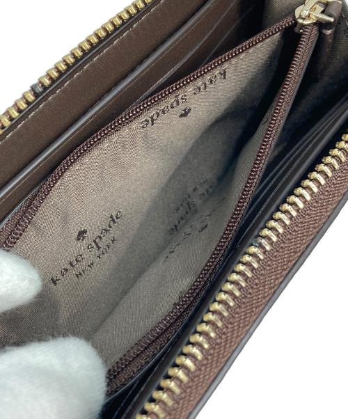 Kate Spade（ケイトスペード）Kate Spade (ケイトスペード) 長財布 ブラウン サイズ:実寸参照の古着・服飾アイテム