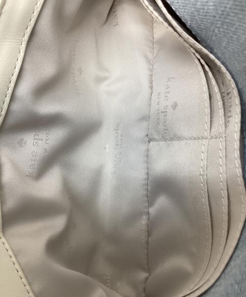 Kate Spade（ケイトスペード）Kate Spade (ケイトスペード) キャリー デニム ウォレット オン チェーンバッグ スカイブルーの古着・服飾アイテム