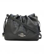 COACHコーチ）の古着「フェイ ドローストリング バッグ」｜ブラック