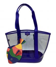 Kate Spade（ケイトスペード）の古着「エリー ワッツ ア キャッチ トート」｜ブルー