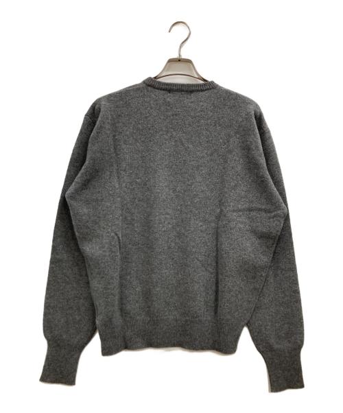 RRL（ダブルアールエル）RRL (ダブルアールエル) クルーネックウールニット グレー サイズ:Mの古着・服飾アイテム