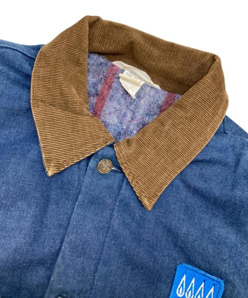 KEY IMPERIAL（キーインペリアル）KEY IMPERIAL (キーインペリアル) 80sカバーオール ネイビー サイズ:不明(実寸参照）の古着・服飾アイテム