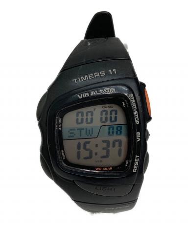 貴重 極美品CASIO 腕時計 フィズ TIMERS11 RFT-100 中古・古着通販】CASIO (カシオ) PHYS TIMERS11 ブラック｜ブランド