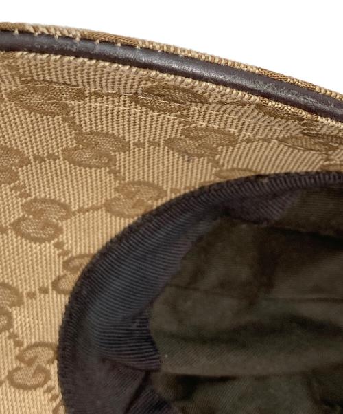 GUCCI（グッチ）GUCCI (グッチ) GGキャンバスベースボールキャップ ベージュ サイズ:不明(実寸参照)の古着・服飾アイテム
