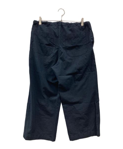 Eleven 2nd（イレブンセカンド）eleven 2nd (イレブンセカンド) コットンウールワイドパンツ ネイビー サイズ:不明(実寸参照)の古着・服飾アイテム