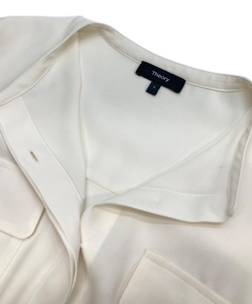 theory（セオリー）theory (セオリー) Prime GGT PKT Detail Blouse アイボリー サイズ:Sの古着・服飾アイテム