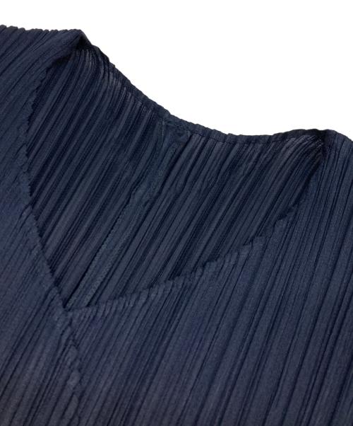 PLEATS PLEASE（プリーツプリーズ）PLEATS PLEASE (プリーツプリーズ) NEW COLORFUL BASICS 4 ネイビー サイズ:3の古着・服飾アイテム