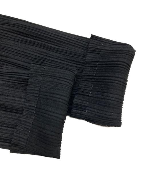 PLEATS PLEASE（プリーツプリーズ）PLEATS PLEASE (プリーツプリーズ) RIB PLEATS BASICS Top ブラック サイズ:3の古着・服飾アイテム
