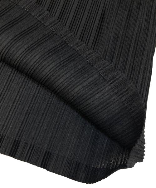 PLEATS PLEASE（プリーツプリーズ）PLEATS PLEASE (プリーツプリーズ) RIB PLEATS BASICS Top ブラック サイズ:3の古着・服飾アイテム