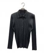 PLEATS PLEASEプリーツプリーズ）の古着「BASICS Shirt」｜ブラック