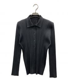 PLEATS PLEASE（プリーツプリーズ）の古着「BASICS Shirt」｜ブラック