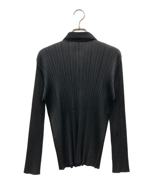 PLEATS PLEASE（プリーツプリーズ）PLEATS PLEASE (プリーツプリーズ) BASICS Shirt ブラック サイズ:3の古着・服飾アイテム