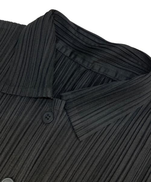 PLEATS PLEASE（プリーツプリーズ）PLEATS PLEASE (プリーツプリーズ) BASICS Shirt ブラック サイズ:3の古着・服飾アイテム