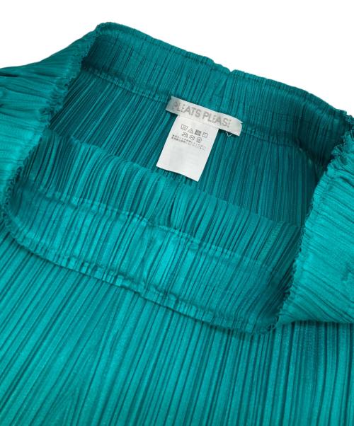 PLEATS PLEASE（プリーツプリーズ）PLEATS PLEASE (プリーツプリーズ) MONTHLY COLORS : JUNE PANTS グリーン サイズ:2の古着・服飾アイテム