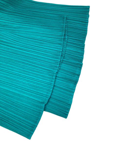 PLEATS PLEASE（プリーツプリーズ）PLEATS PLEASE (プリーツプリーズ) MONTHLY COLORS : JUNE PANTS グリーン サイズ:2の古着・服飾アイテム