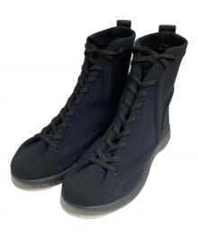 PLEATS PLEASE（プリーツプリーズ）の古着「EASY HIGH CUT SNEAKERS」｜ブラック
