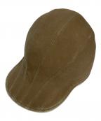 ISSEY MIYAKE MENイッセイミヤケメン）の古着「CARVED CAP」｜オリーブ