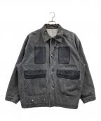 ISSUE THINGSイシューシングス）の古着「Exclusive Black Denim Jacket」｜グレー