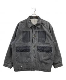 ISSUE THINGS（イシューシングス）の古着「Exclusive Black Denim Jacket」｜グレー