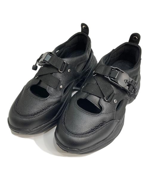 OAO（オーエーオー）OAO (オーエーオー) THE CURVE1 AERO　サンダルスニーカー ブラック サイズ:US8の古着・服飾アイテム