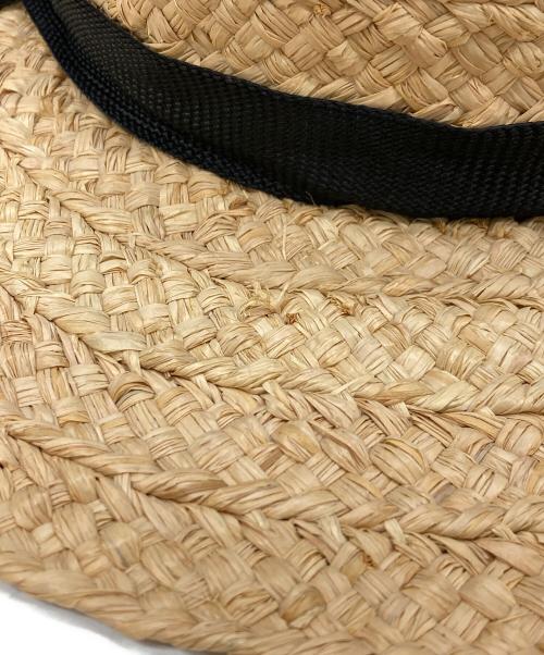 Sugri（スグリ）Sugri (スグリ) ストローハット ベージュの古着・服飾アイテム