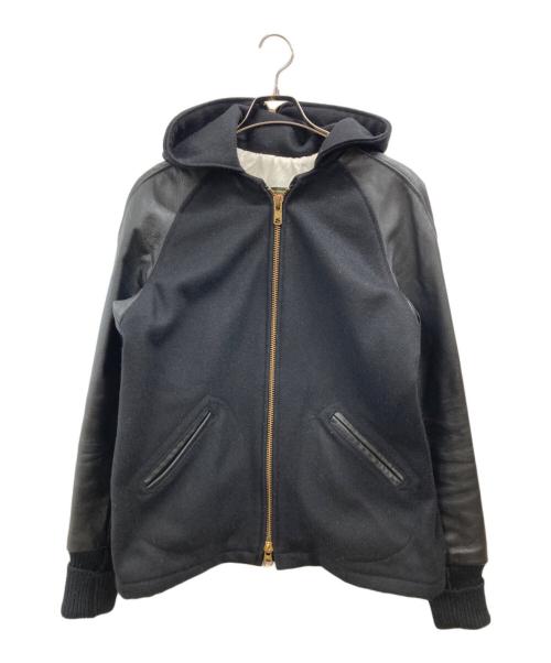 skookum（スクーカム）skookum (スクーカム) ふスタジャン ブラック サイズ:38の古着・服飾アイテム