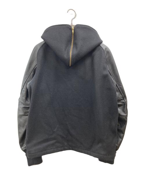skookum（スクーカム）skookum (スクーカム) ふスタジャン ブラック サイズ:38の古着・服飾アイテム