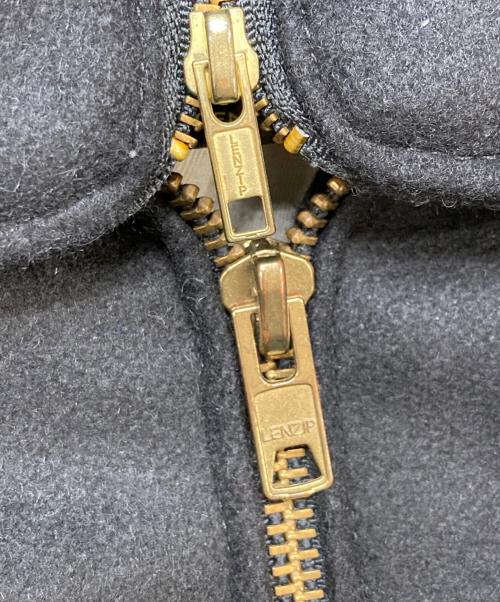 skookum（スクーカム）skookum (スクーカム) ふスタジャン ブラック サイズ:38の古着・服飾アイテム