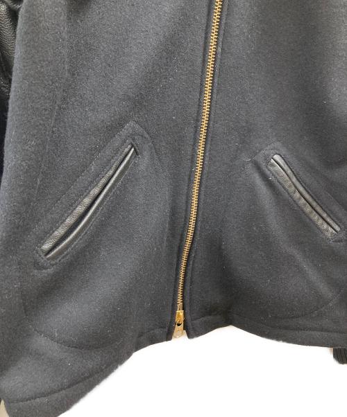 skookum（スクーカム）skookum (スクーカム) ふスタジャン ブラック サイズ:38の古着・服飾アイテム