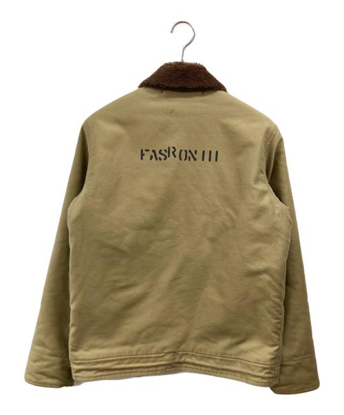 THE REAL McCOY'S（ザ・リアルマッコイズ）THE REAL McCOY'S (ザ・リアルマッコイズ) N-1 DECK JACKET  FASRON 111 カーキ サイズ:38の古着・服飾アイテム