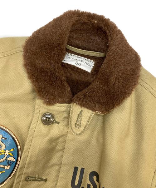 THE REAL McCOY'S（ザ・リアルマッコイズ）THE REAL McCOY'S (ザ・リアルマッコイズ) N-1 DECK JACKET  FASRON 111 カーキ サイズ:38の古着・服飾アイテム