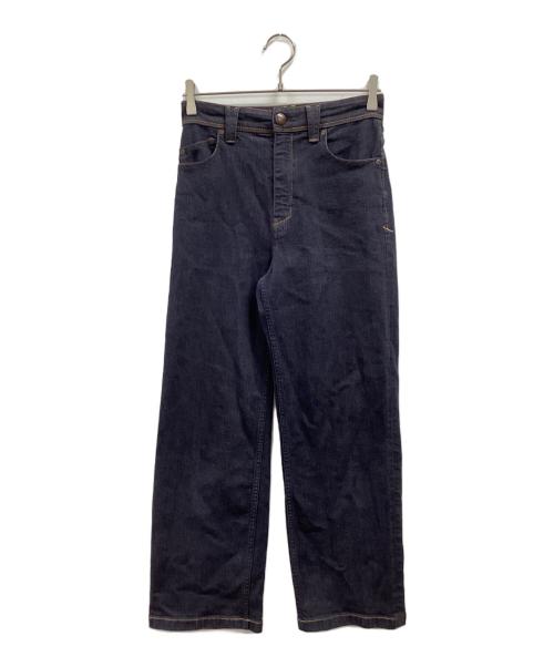 YANUK（ヤヌーク）YANUK (ヤヌーク) wide straight LILITH/デニムパンツ ネイビー サイズ:25の古着・服飾アイテム
