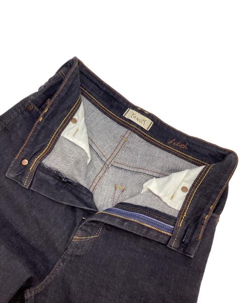 YANUK（ヤヌーク）YANUK (ヤヌーク) wide straight LILITH/デニムパンツ ネイビー サイズ:25の古着・服飾アイテム