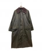 Barbourバブアー）の古着「CLASSIC BURGHLEY/オイルドコート」｜カーキ