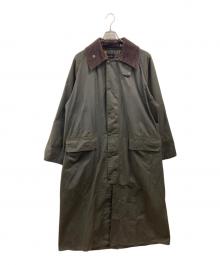 Barbour（バブアー）の古着「CLASSIC BURGHLEY/オイルドコート」｜カーキ
