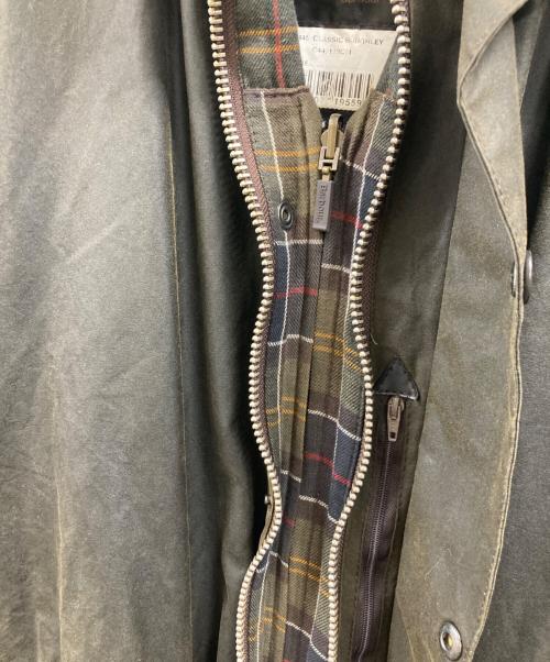 Barbour（バブアー）Barbour (バブアー) CLASSIC BURGHLEY/オイルドコート カーキ サイズ:C44の古着・服飾アイテム