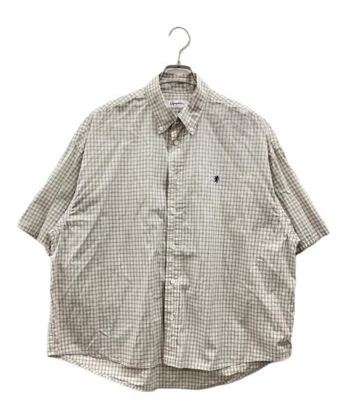 Gymphlex（ジムフレックス）Gymphlex (ジムフレックス) B.D. SHIRT ベージュ サイズ:Lの古着・服飾アイテム