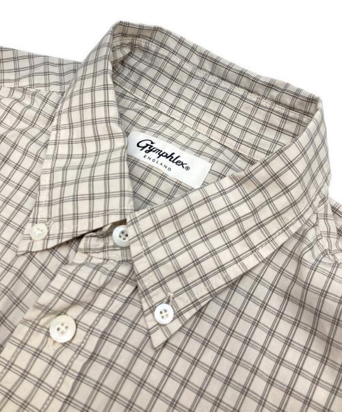 Gymphlex（ジムフレックス）Gymphlex (ジムフレックス) B.D. SHIRT ベージュ サイズ:Lの古着・服飾アイテム