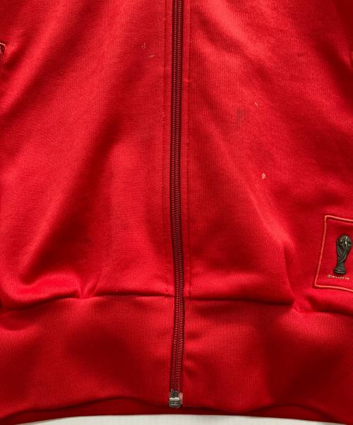 adidas（アディダス）adidas (アディダス) トラックジャケット レッド サイズ:Lの古着・服飾アイテム