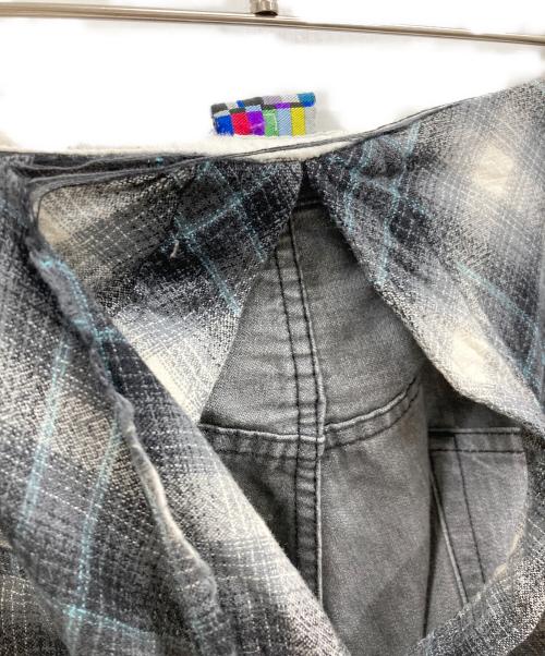 FACETASM（ファセッタズム）FACETASM (ファセッタズム) シャツドッキングデニム グレー サイズ:Lの古着・服飾アイテム