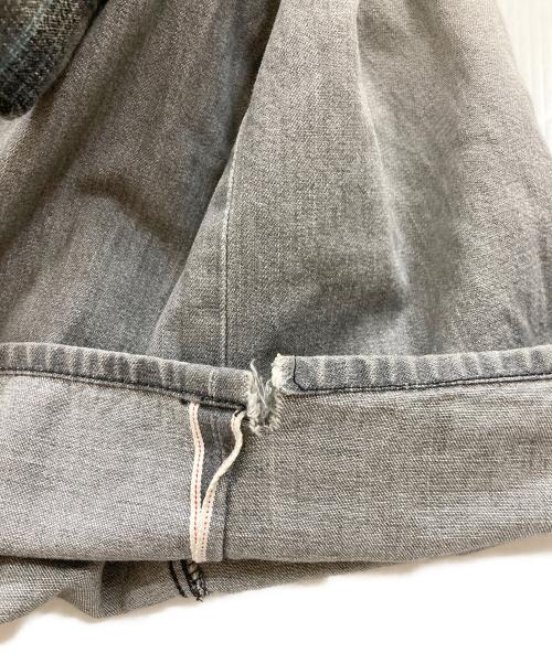 FACETASM（ファセッタズム）FACETASM (ファセッタズム) シャツドッキングデニム グレー サイズ:Lの古着・服飾アイテム