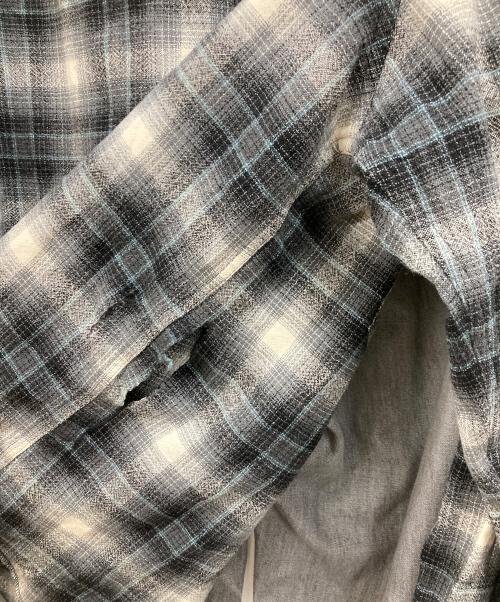 FACETASM（ファセッタズム）FACETASM (ファセッタズム) シャツドッキングデニム グレー サイズ:Lの古着・服飾アイテム