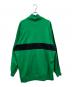 adidas (アディダス) トラックジャケット ブラック×グリーン サイズ:XL：6000円