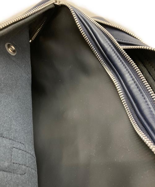 COMME des GARCONS（コムデギャルソン）COMME des GARCONS (コムデギャルソン) エコレザーミニボストンバッグ ネイビーの古着・服飾アイテム