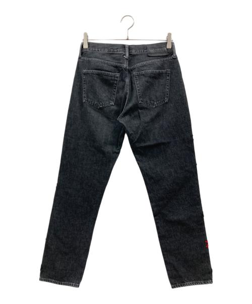 POLO RALPH LAUREN（ポロ・ラルフローレン）POLO RALPH LAUREN (ポロ・ラルフローレン) ネイティブビーズブラックデニムパンツ ブラック サイズ:W25の古着・服飾アイテム