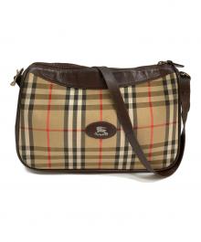 Burberry's（バーバリーズ）の古着「ノヴァチェックワンショルダーバッグ」｜ブラウン