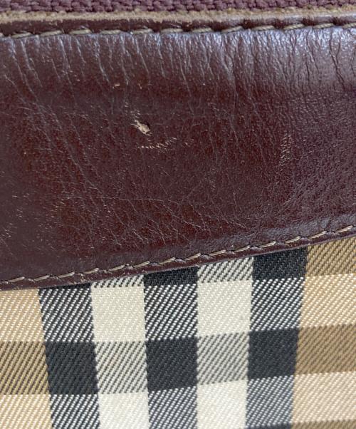 Burberry's（バーバリーズ）Burberry's (バーバリーズ) ノヴァチェックワンショルダーバッグ ブラウンの古着・服飾アイテム