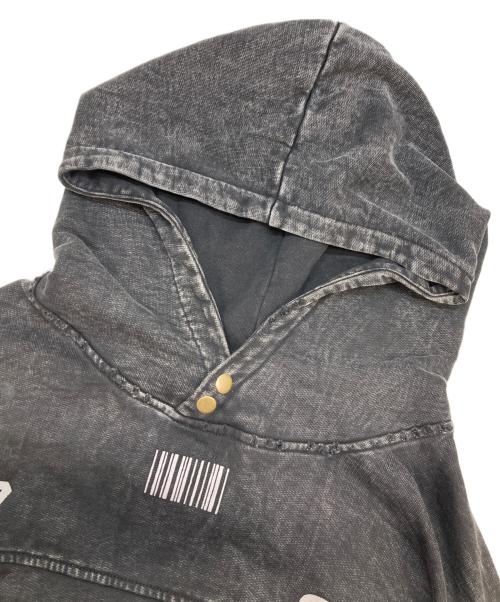 PERSONSOUL（パーソンソウル）PERSONSOUL (パーソンソウル) ウォッシング ダーティ パーカー ブラック サイズ:Lの古着・服飾アイテム