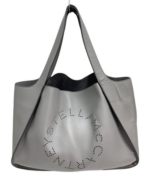 STELLA McCARTNEY（ステラマッカートニー）STELLA McCARTNEY (ステラマッカートニー) ステラ ロゴ トートバッグ グレーの古着・服飾アイテム