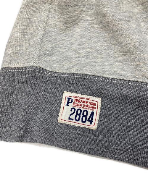 POLO RALPH LAUREN（ポロ・ラルフローレン）POLO RALPH LAUREN (ポロ・ラルフローレン) プリントスウェット グリーン×グレー サイズ:Mの古着・服飾アイテム